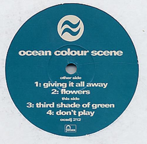 Ocean Colour Scene Giving It All Away 12" vinyl single (12 inch record / Maxi-single) UK OCS12GI103052