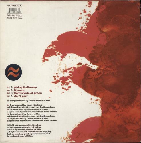 Ocean Colour Scene Giving It All Away 12" vinyl single (12 inch record / Maxi-single) UK OCS12GI85181