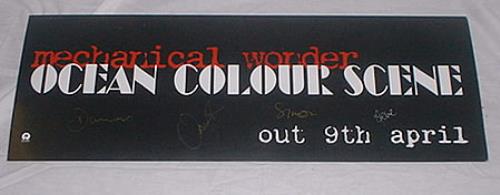 Ocean Colour Scene Mechanical Wonder display UK OCSDIME186803