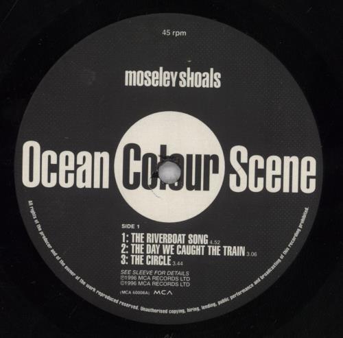 Ocean Colour Scene Moseley Shoals - Stickered - EX 2-LP vinyl record set (Double LP Album) UK OCS2LMO835990
