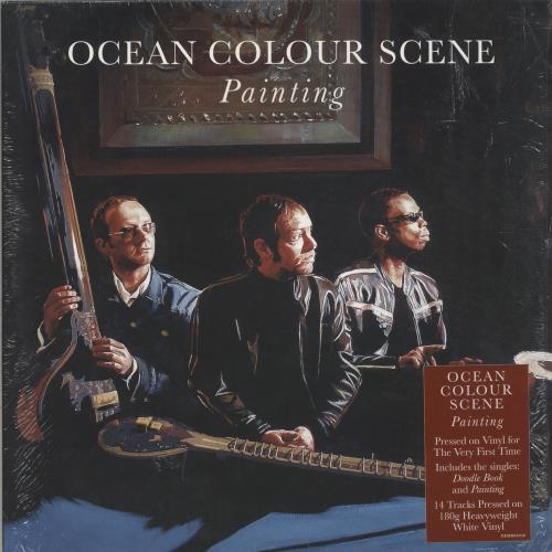 Ocean Colour Scene Painting - 180gm White Vinyl - Opened Shrink + Sticker vinyl LP album (LP record) UK OCSLPPA876002
