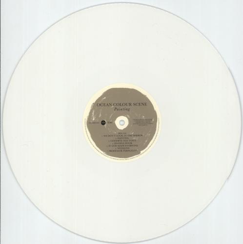Ocean Colour Scene Painting - 180gm White Vinyl - Opened Shrink + Sticker vinyl LP album (LP record) UK OCSLPPA876002