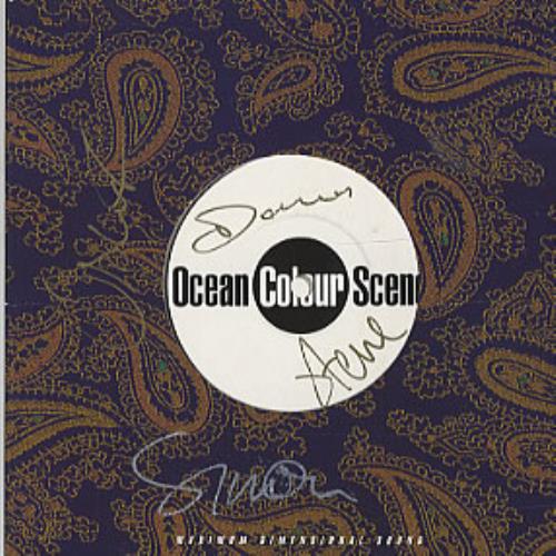 Ocean Colour Scene The Circle - Fully Autographed! CD single (CD5 / 5") UK OCSC5TH323408