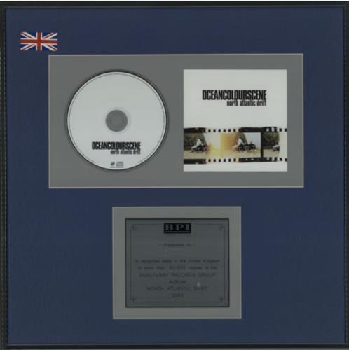 Ocean Colour Scene North Atlantic Drift award disc UK OCSAWNO608253