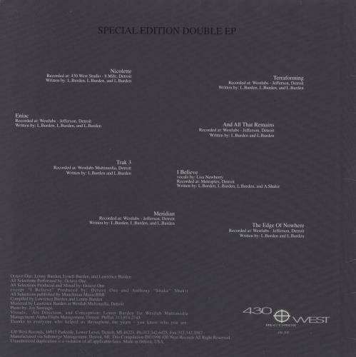 Octave One The Collective 2-LP vinyl record set (Double LP Album) US OB42LTH856540