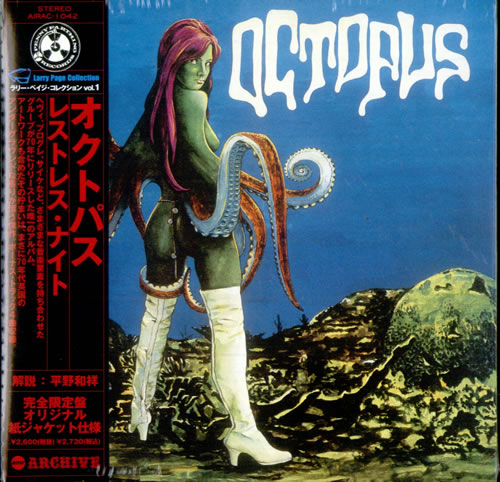 Octopus (70S) Restless Night CD album (CDLP) Japanese 39SCDRE513176
