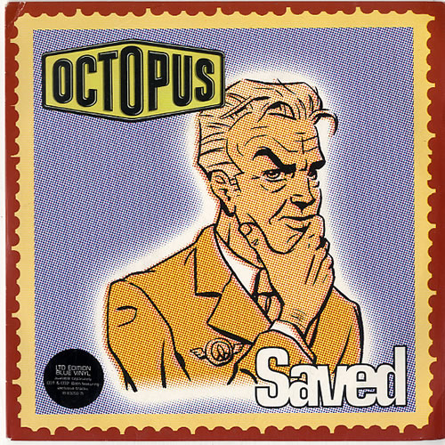 Octopus Saved - Blue Vinyl 7" vinyl single (7 inch record / 45) UK OCP07SA513587