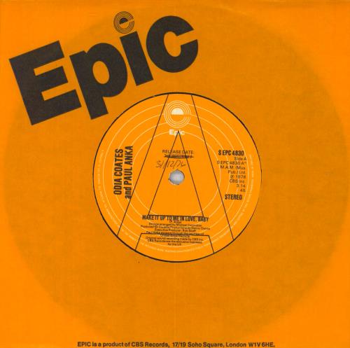 Odia Coates Make It Up To Me In Love, Baby - A Label 7" vinyl single (7 inch record / 45) UK OC007MA828018