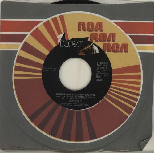 Odyssey Going Back To My Roots 7" vinyl single (7 inch record / 45) US ODY07GO686978