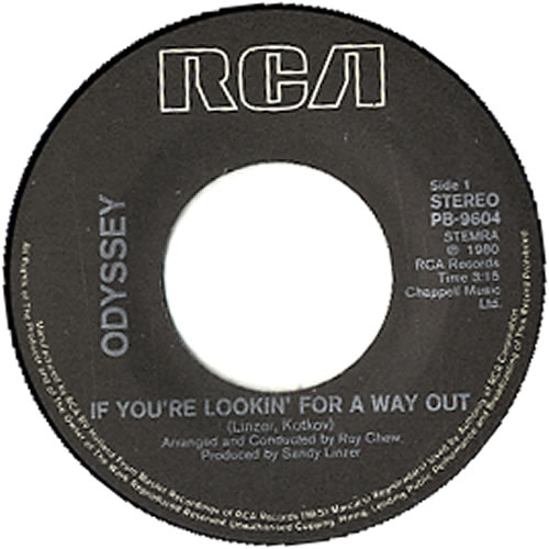 Odyssey If You're Lookin' For A Way Out 7" vinyl single (7 inch record / 45) Dutch ODY07IF591807