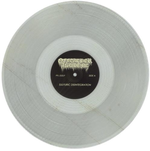 Of Feather And Bone Sulfuric Disintegration - Clear Vinyl vinyl LP album (LP record) Canadian 5HDLPSU866029