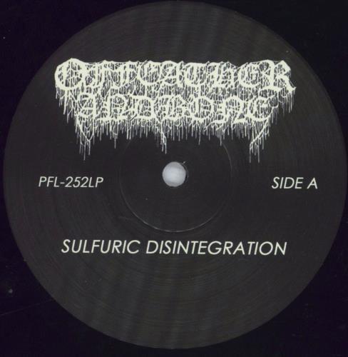 Of Feather And Bone Sulfuric Disintegration vinyl LP album (LP record) Canadian 5HDLPSU818617