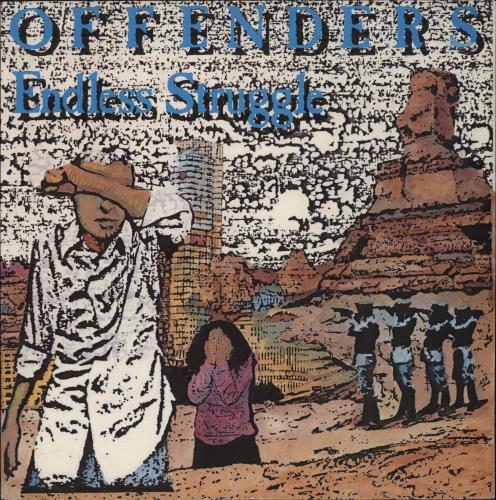 Offenders Endless Struggle vinyl LP album (LP record) US 9MFLPEN891424