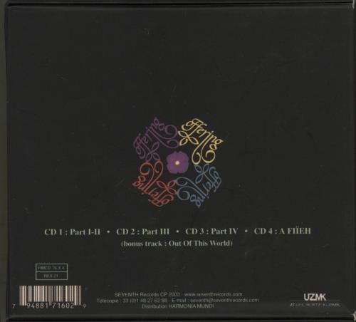 Offering Magma Pr�sente Offering 4-CD album set French 9FK4CMA876327