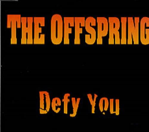 Offspring Defy You CD single (CD5 / 5") Japanese OFFC5DE224455