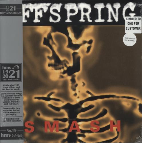 Offspring Smash - Yellow Vinyl - HMV 100th Anniversary - Sealed vinyl LP album (LP record) UK OFFLPSM870055