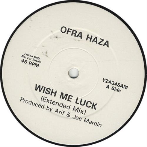 Ofra Haza Wish Me Luck 12" vinyl single (12 inch record / Maxi-single) UK OFR12WI25895