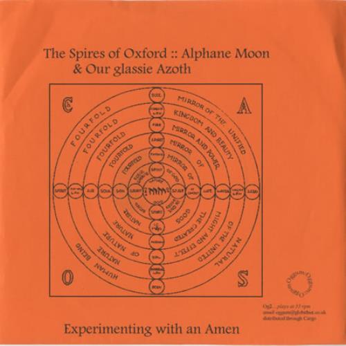 Oggum The Spires Of Oxford - Blue vinyl 7" vinyl single (7 inch record / 45) UK OG007TH419490