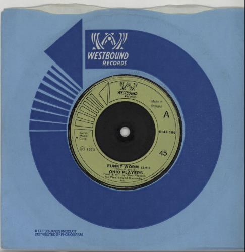 Ohio Players Funky Worm 7" vinyl single (7 inch record / 45) UK OHP07FU616992