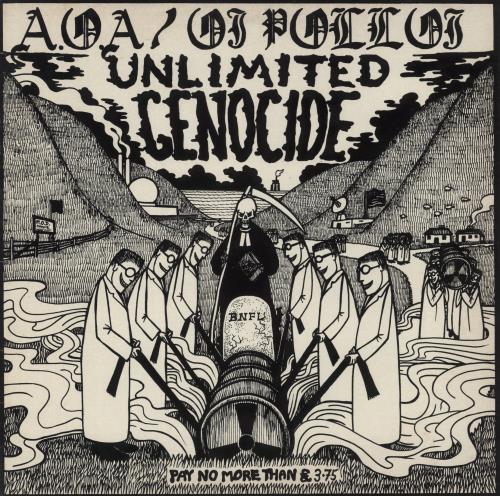 Oi Polloi Unlimited Genocide vinyl LP album (LP record) UK Z4-LPUN874373