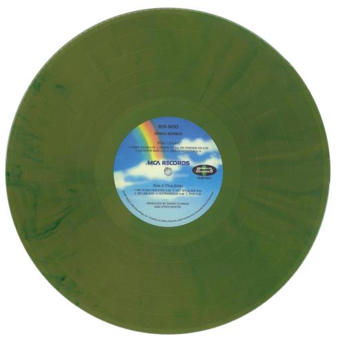 Oingo Boingo Boi-Ngo - Gold and Green Marble Vinyl vinyl LP album (LP record) US BOILPBO870098