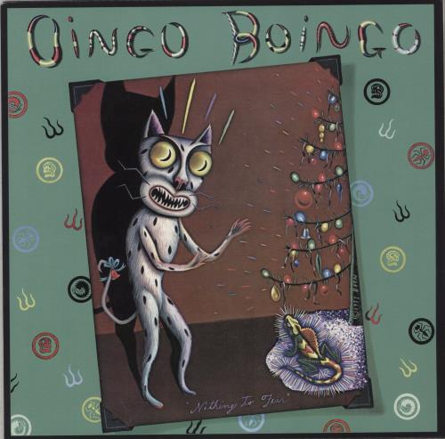 Oingo Boingo Nothing To Fear - Clear and Metallic Green Vinyl vinyl LP album (LP record) US BOILPNO870106