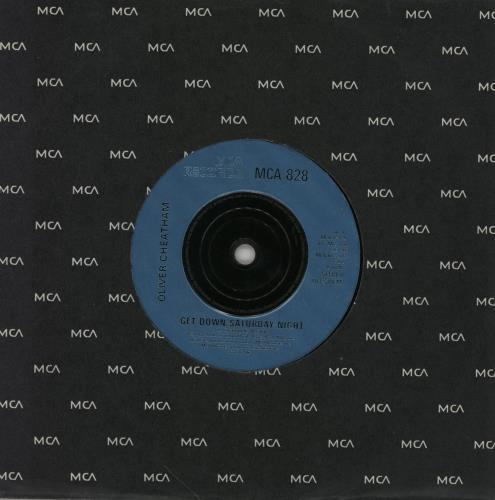 Oliver Cheatham Get Down Saturday Night 7" vinyl single (7 inch record / 45) UK OMJ07GE753996