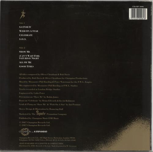 Oliver Cheatham Go For It vinyl LP album (LP record) UK OMJLPGO727002