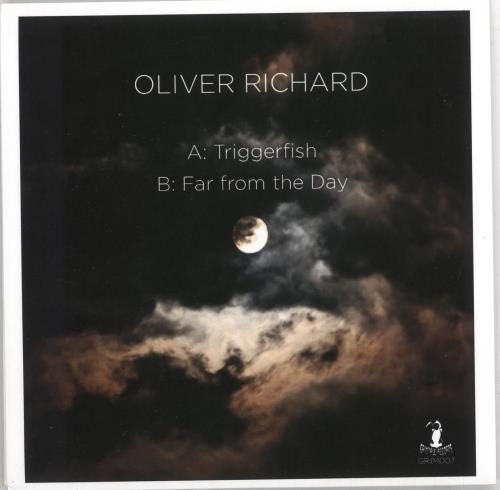 Oliver Richard Triggerfish - Pastal Green Vinyl - Autographed + Insert 7" vinyl single (7 inch record / 45) US 08I07TR742146