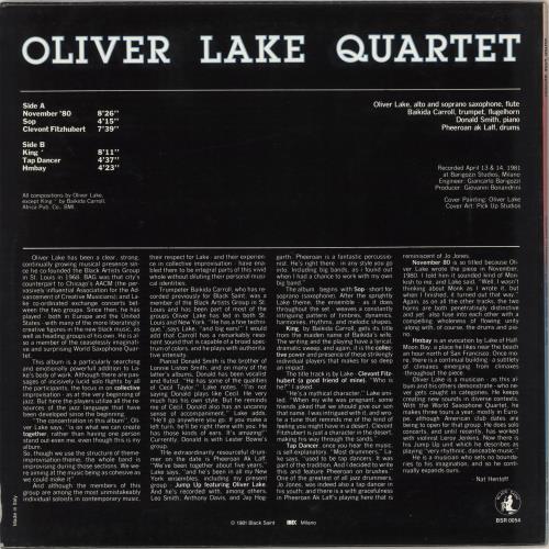 Oliver Lake Clevont Fitzhubert (A Good Friend Of Mine) Italian vinyl LP