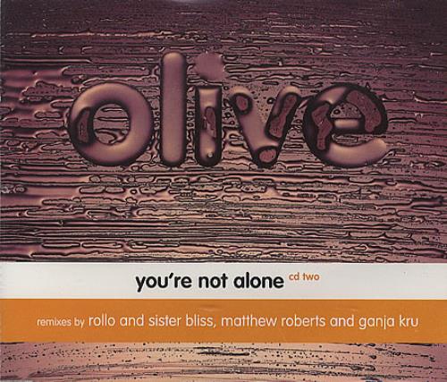 Olive You're Not Alone CD single (CD5 / 5") UK OLVC5YO262785