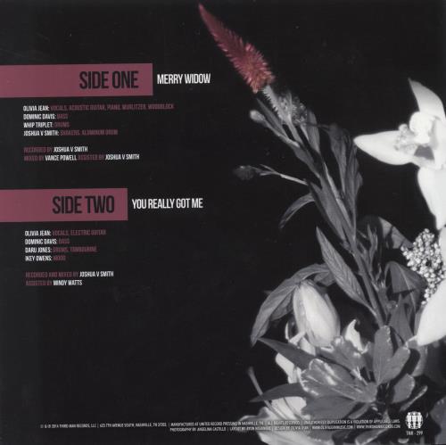 Olivia Jean Merry Widow 7" vinyl single (7 inch record / 45) US 39507ME815082