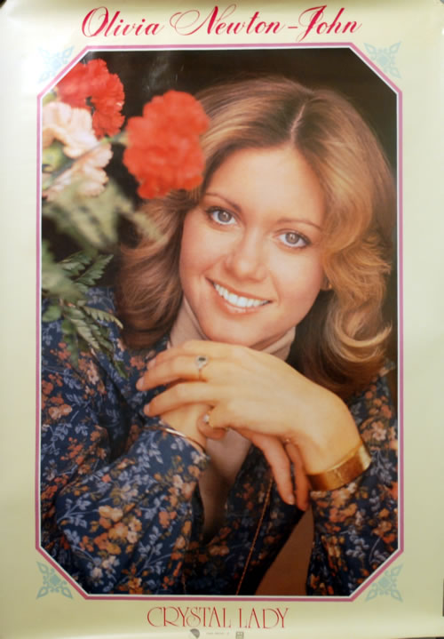 Olivia Newton John Crystal Lady poster Japanese ONJPOCR606976