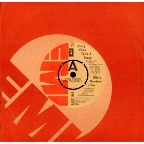 Olivia Newton John Every Face Tells A Story 7" vinyl single (7 inch record / 45) UK ONJ07EV08594
