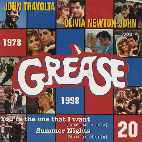 Olivia Newton John Grease CD single (CD5 / 5") Mexican ONJC5GR117601