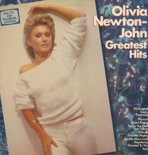 Olivia Newton John Greatest Hits vinyl LP album (LP record) German ONJLPGR232723