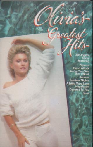 Olivia Newton John Greatest Hits cassette album UK ONJCLGR643972