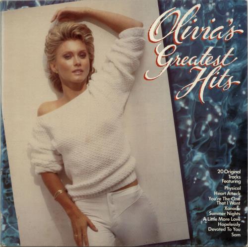 Olivia Newton John Greatest Hits vinyl LP album (LP record) Greek ONJLPGR701494
