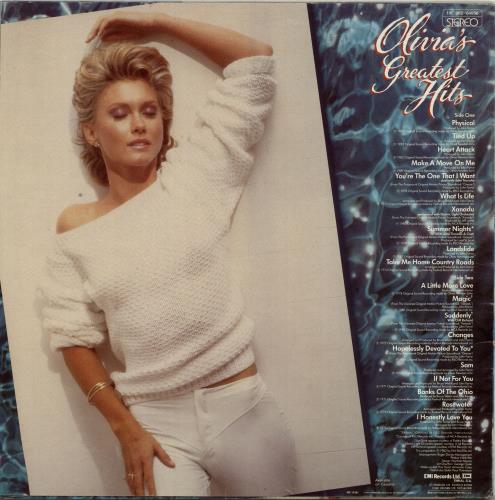 Olivia Newton John Greatest Hits vinyl LP album (LP record) Greek ONJLPGR701494