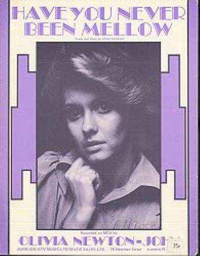 Olivia Newton John Have You Never Been Mellow sheet music UK ONJSMHA162386