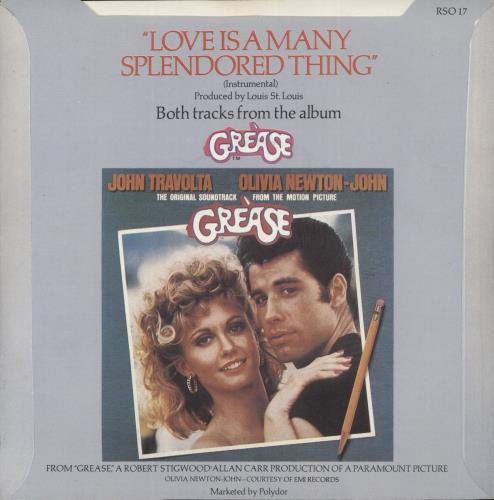 Olivia Newton John Hopelessly Devoted To You 7" vinyl single (7 inch record / 45) UK ONJ07HO888863