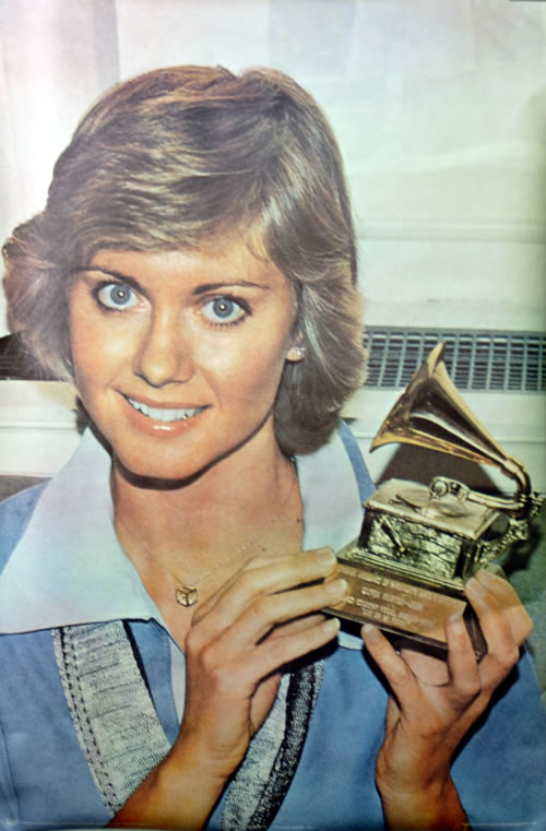 Olivia Newton John I Honestly Love You Award Presentation Poster poster UK ONJPOIH606960