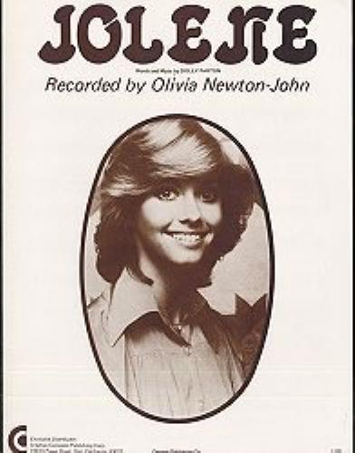 Olivia Newton John Jolene sheet music US ONJSMJO162466