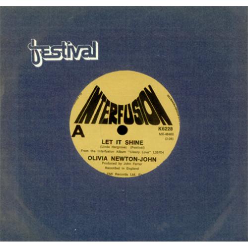 Olivia Newton John Let It Shine 7" vinyl single (7 inch record / 45) New Zealand ONJ07LE414904