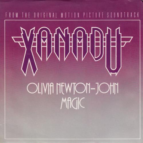Olivia Newton John Magic + Insert 7" vinyl single (7 inch record / 45) US ONJ07MA618159