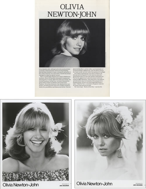 Olivia Newton John Makin' A Good Thing Better media press pack US ONJPPMA132381