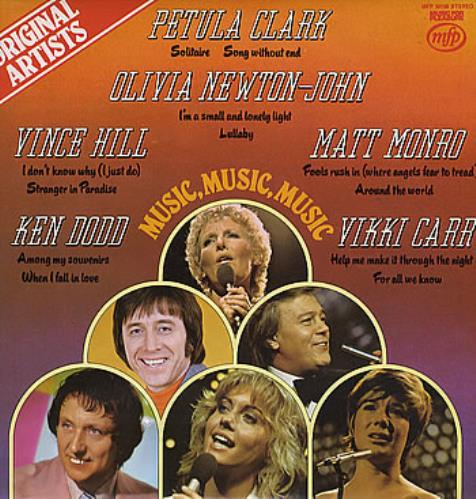 Olivia Newton John Music, Music, Music vinyl LP album (LP record) UK ONJLPMU295508