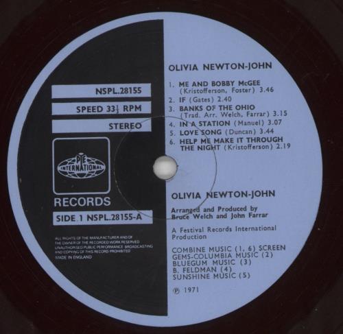 Olivia Newton John Olivia Newton-John vinyl LP album (LP record) UK ONJLPOL05795