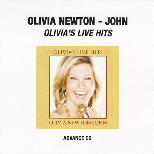 Olivia Newton John Olivia's Live Hits CD-R acetate US ONJCROL429516