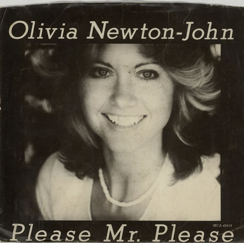 Olivia Newton John Please Mr Please 7" vinyl single (7 inch record / 45) US ONJ07PL65081